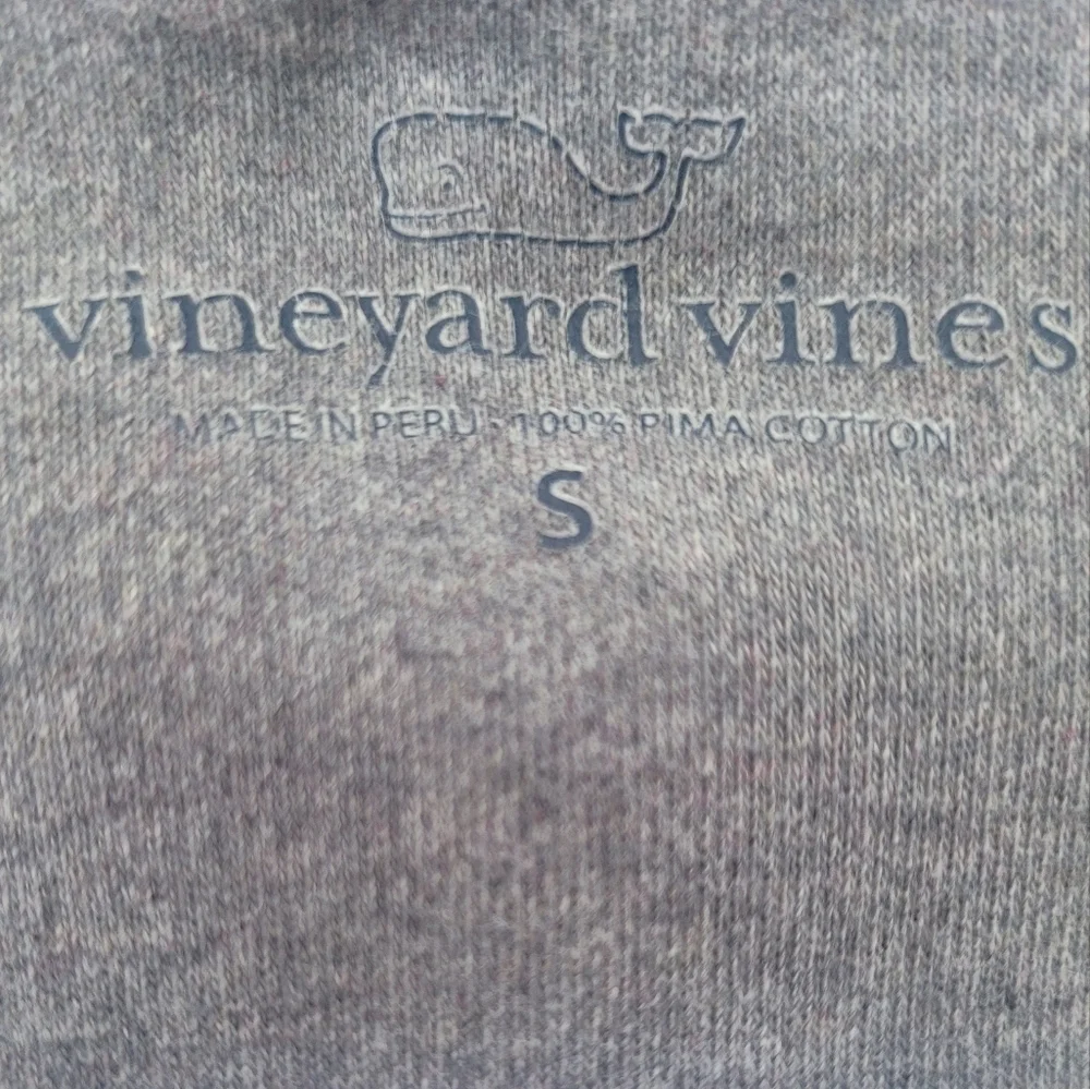 Vineyard Vines  Grey Zip-Up Sweater Size S Unisex